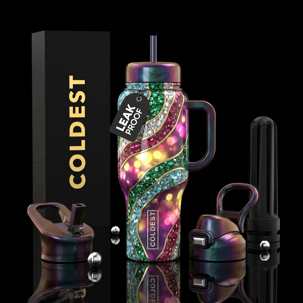 Art water bottle design