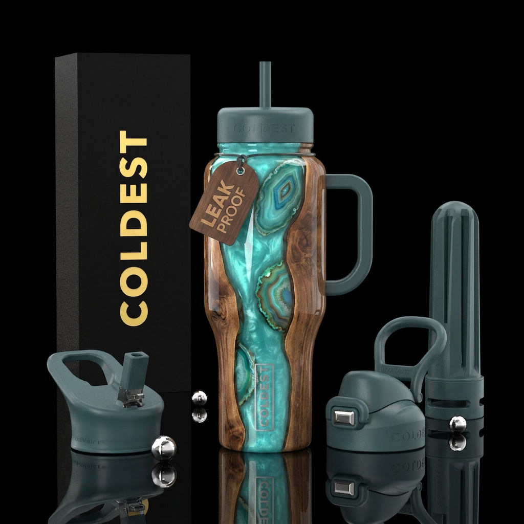 Art water bottle design