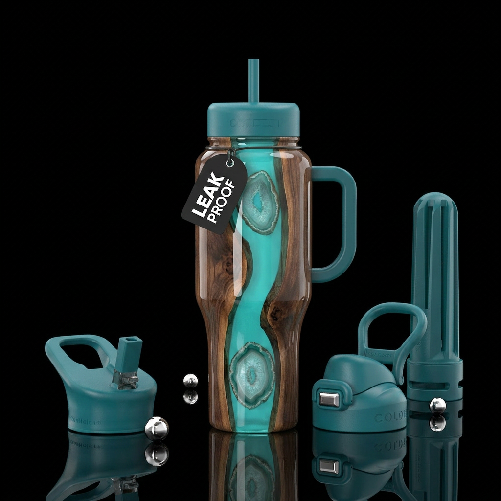 Art water bottle design