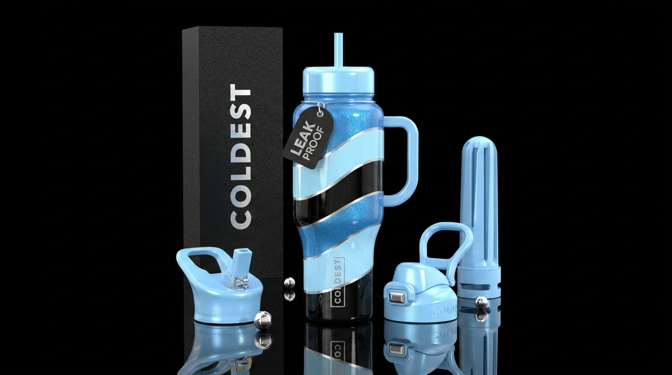Art water bottle design
