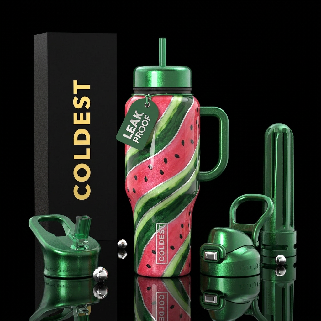 Watermelon water bottle design