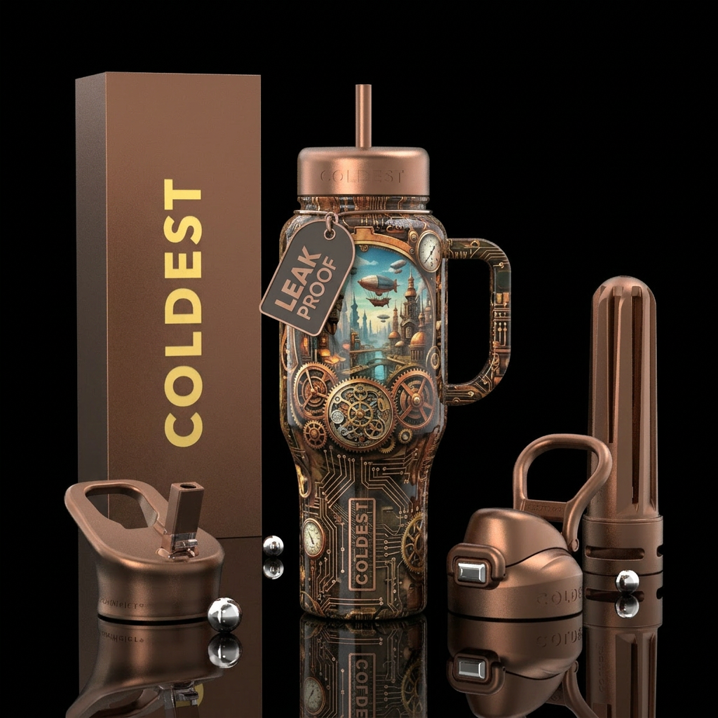 Art water bottle design
