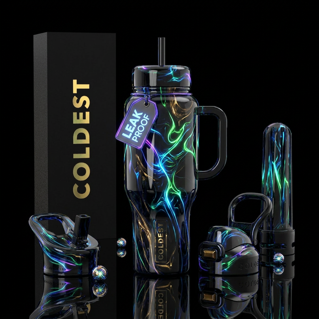 Art water bottle design
