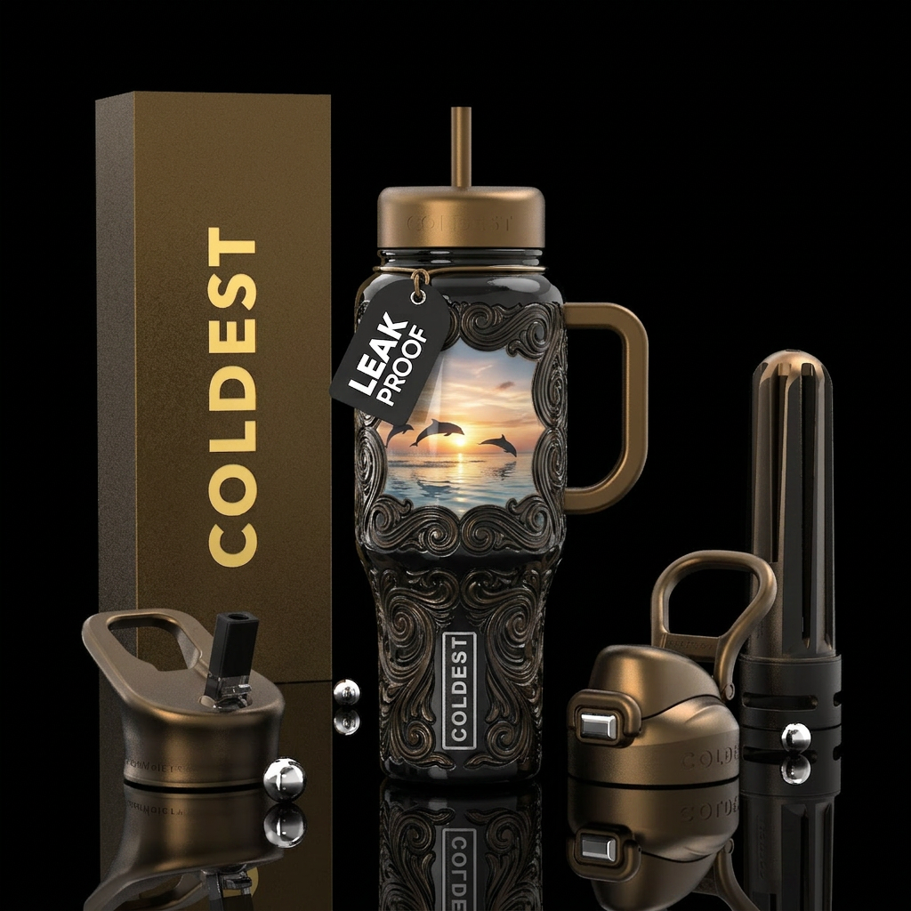 Art water bottle design