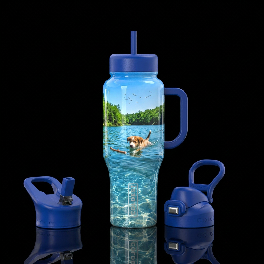Puppy water bottle design