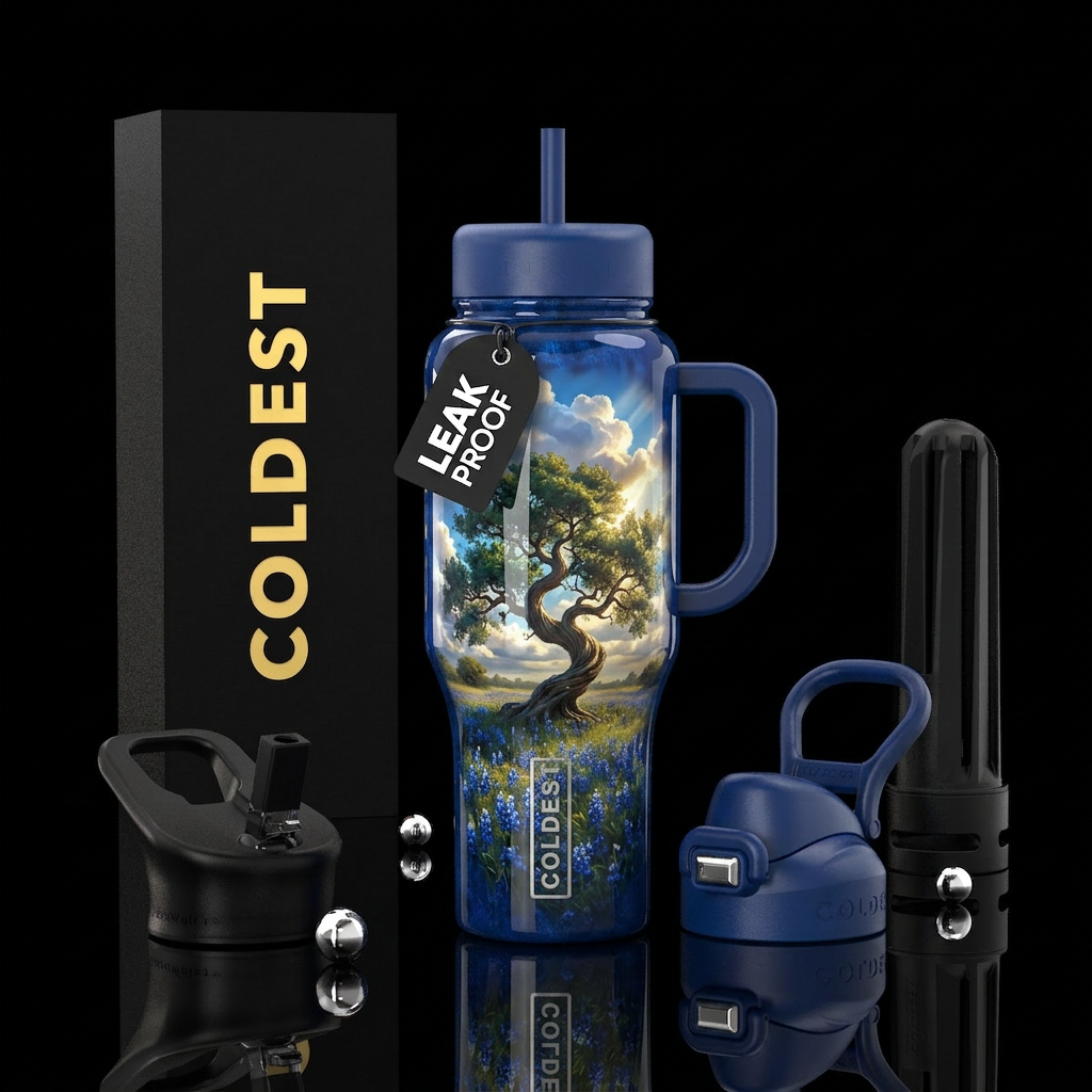 Nature water bottle design