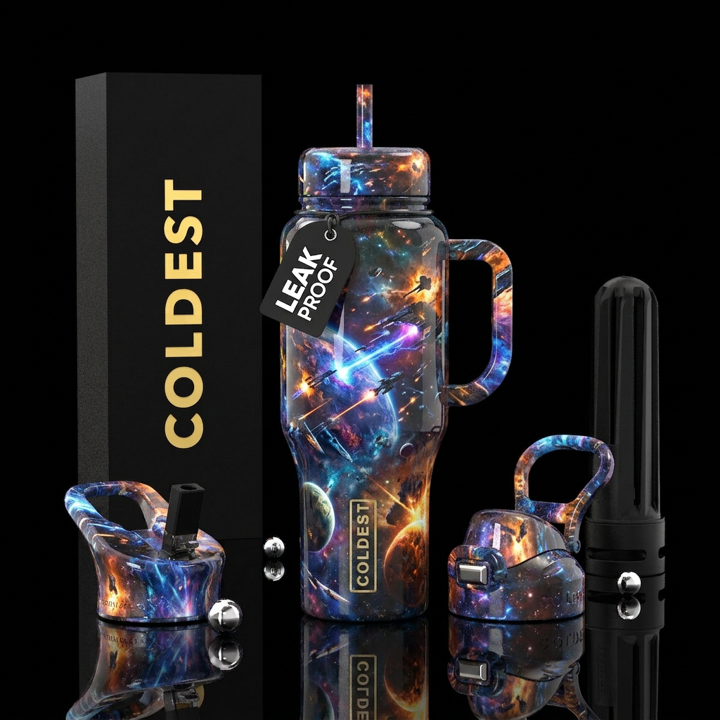 Art water bottle design