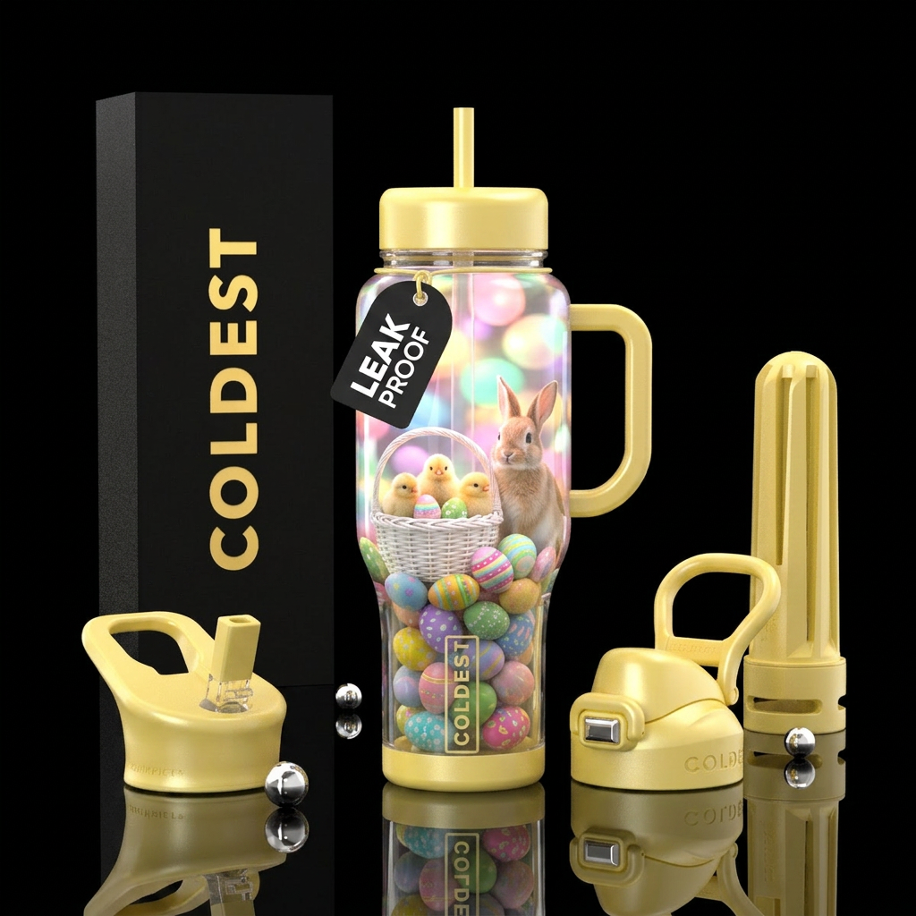 Easter water bottle design