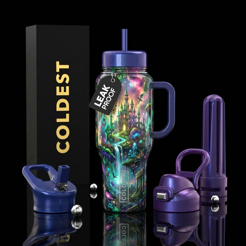 Fantasy water bottle design