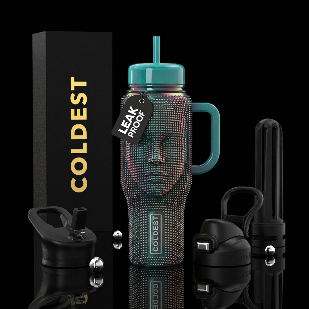 Art water bottle design