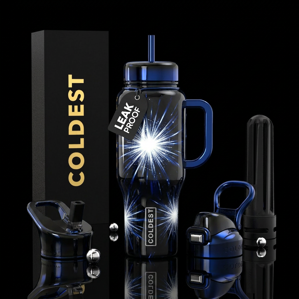 Star bursts water bottle design
