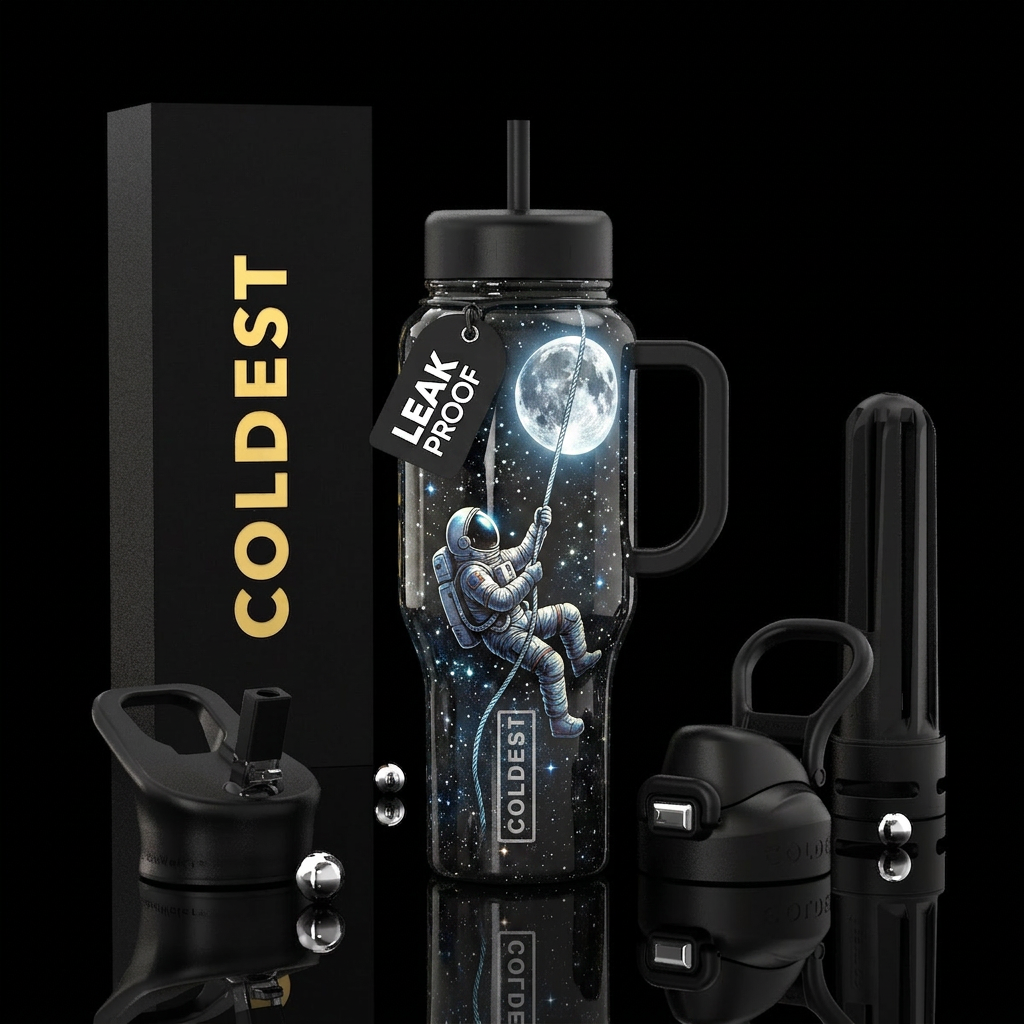 Art water bottle design
