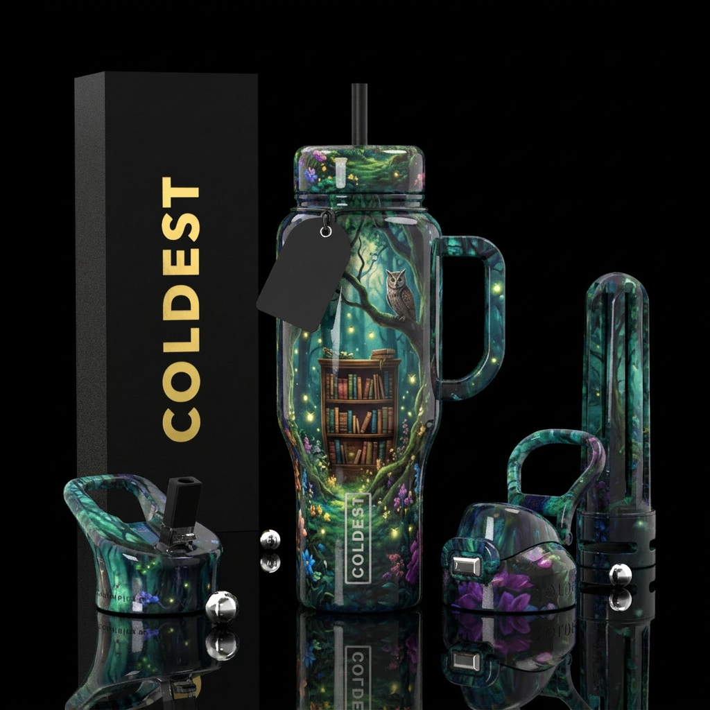 Fantasy water bottle design