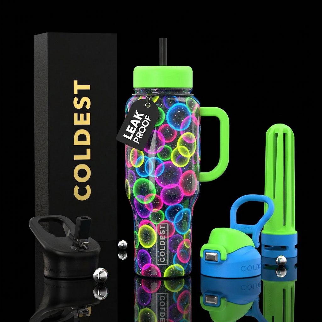 Art water bottle design