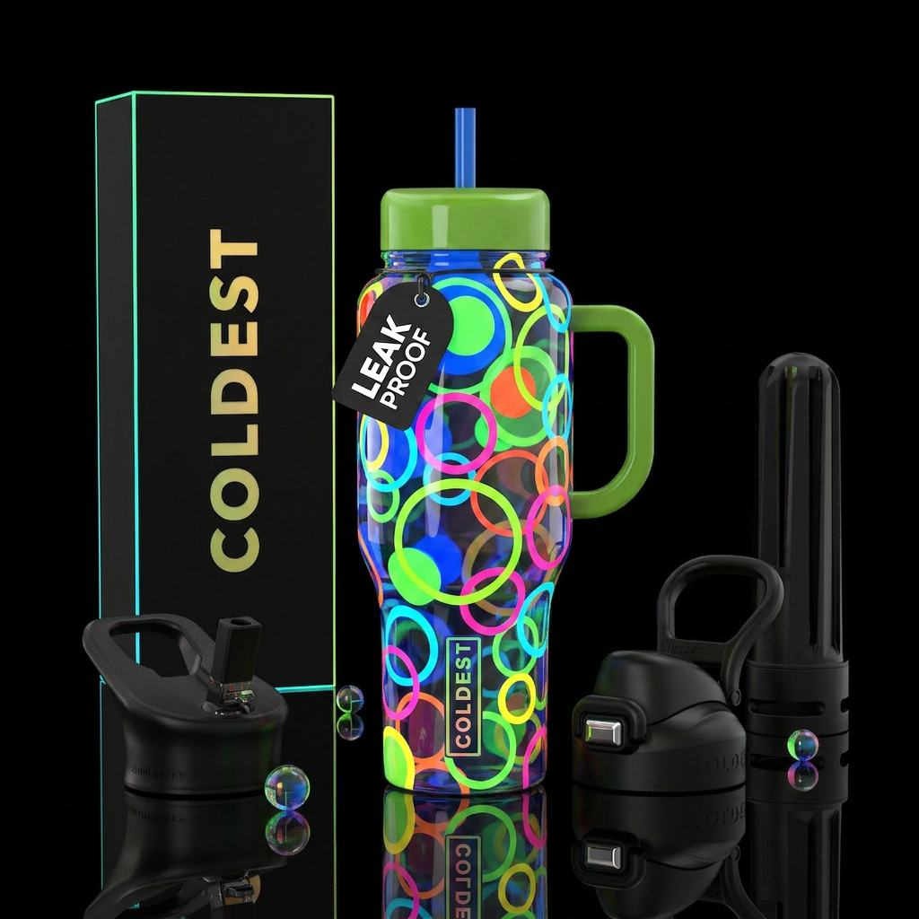 Art water bottle design