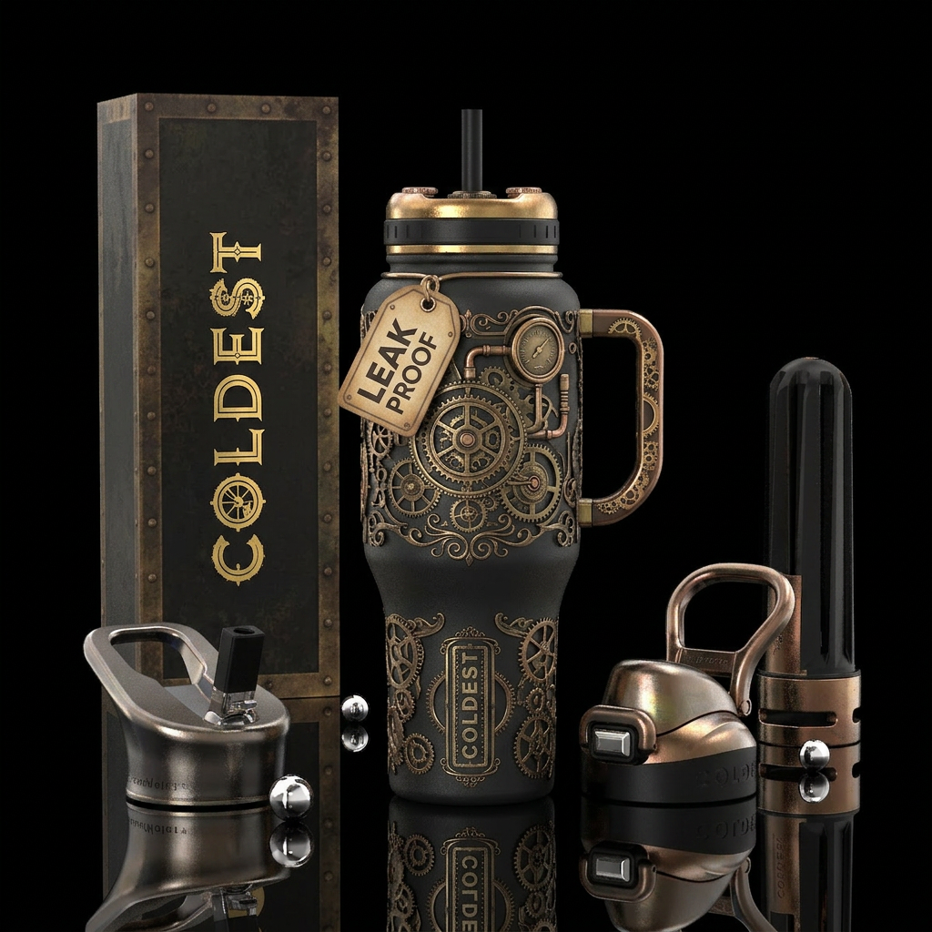 Art water bottle design