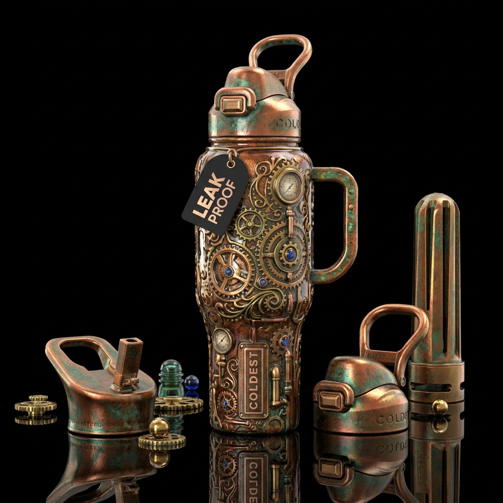 Art water bottle design