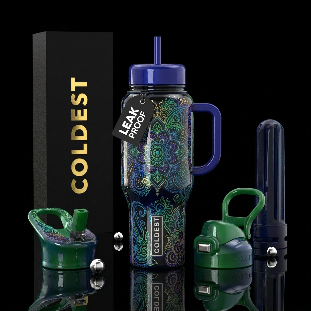 Art water bottle design