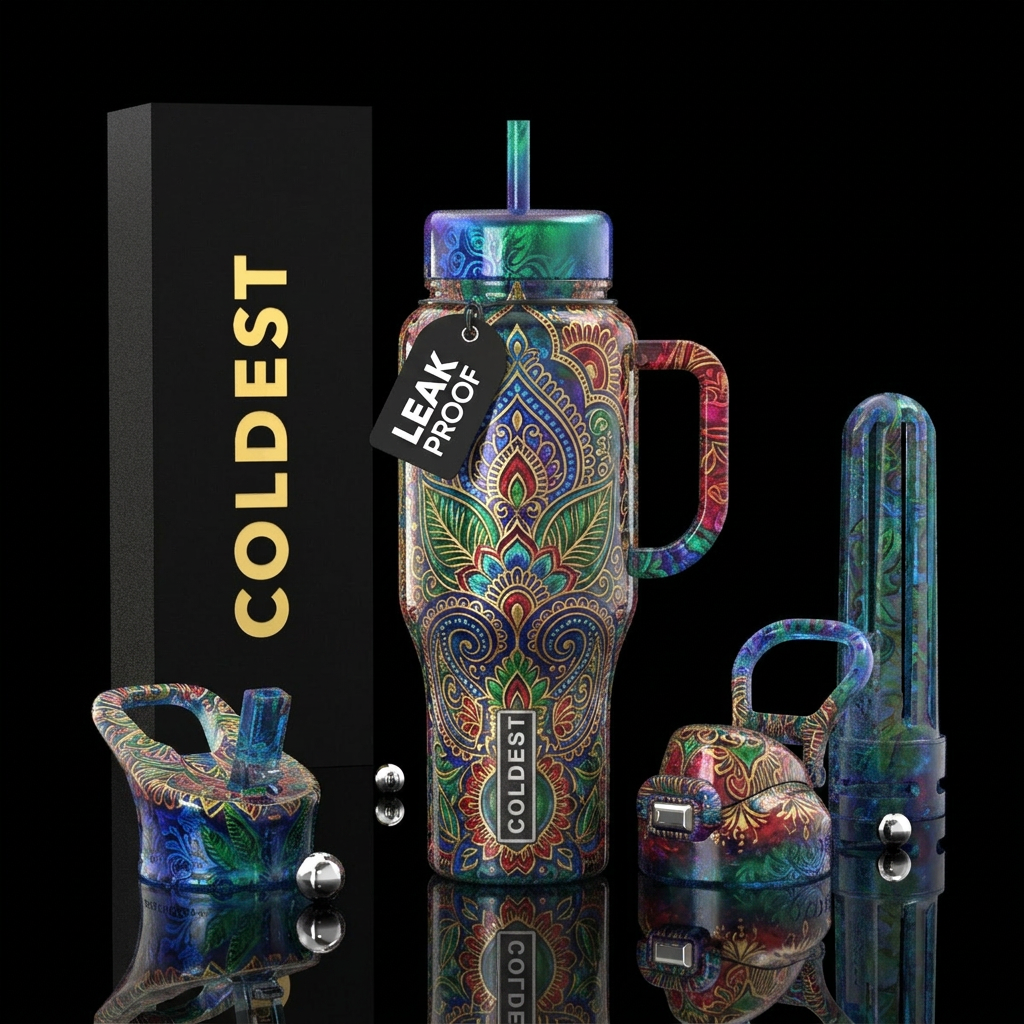 Art water bottle design