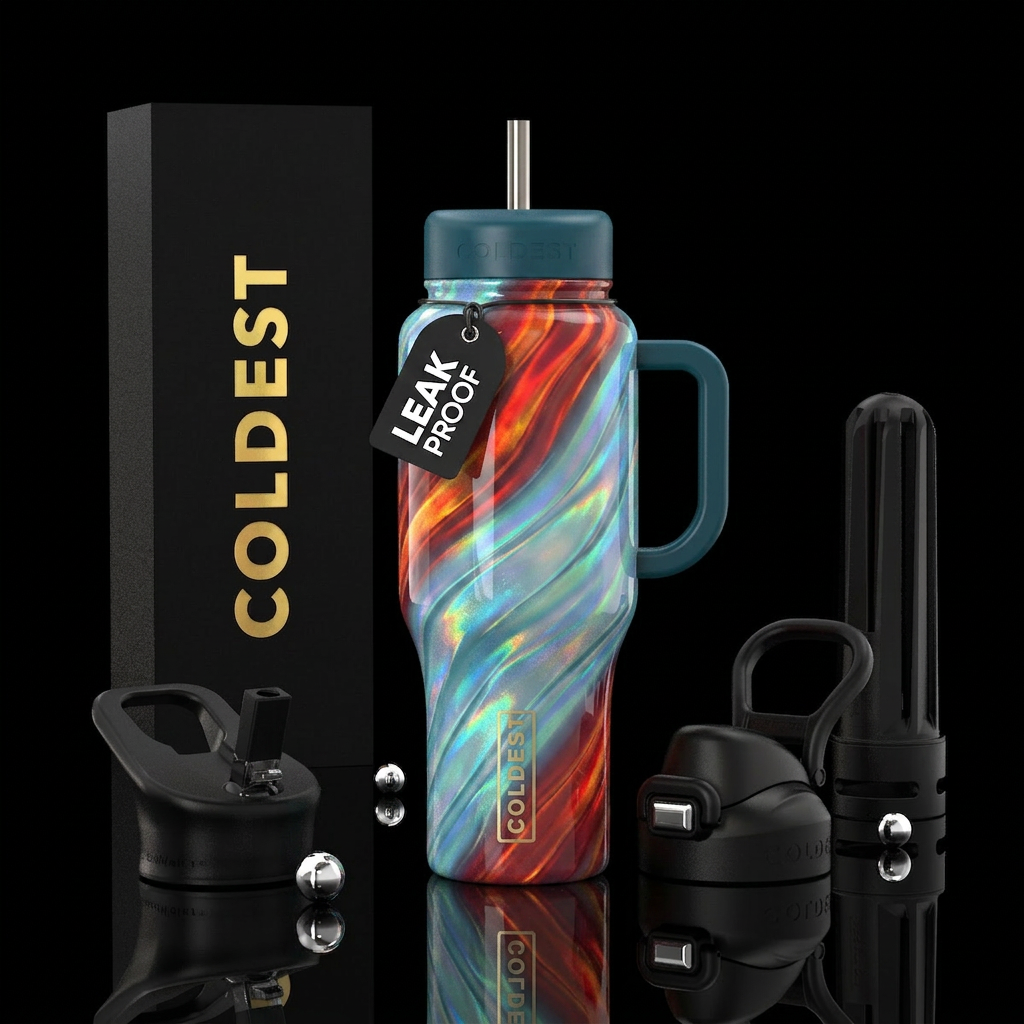 Art water bottle design
