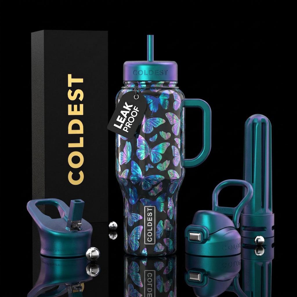 Art water bottle design
