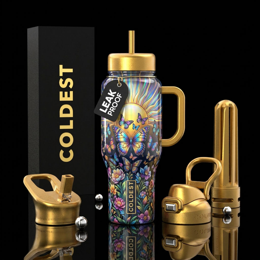 Nature water bottle design