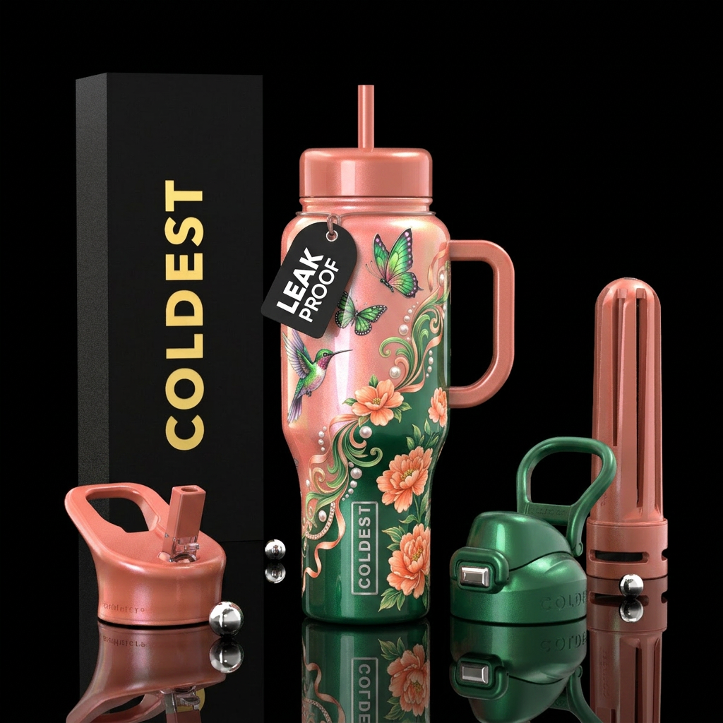 Art water bottle design