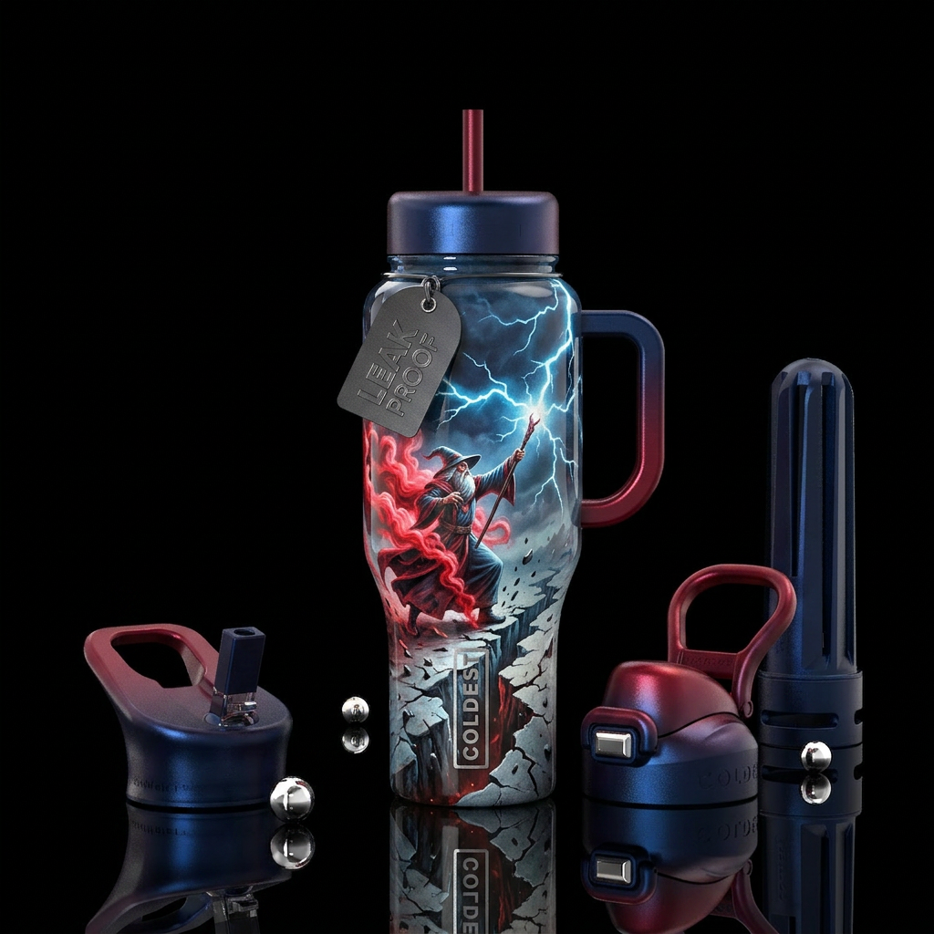 Fantasy water bottle design