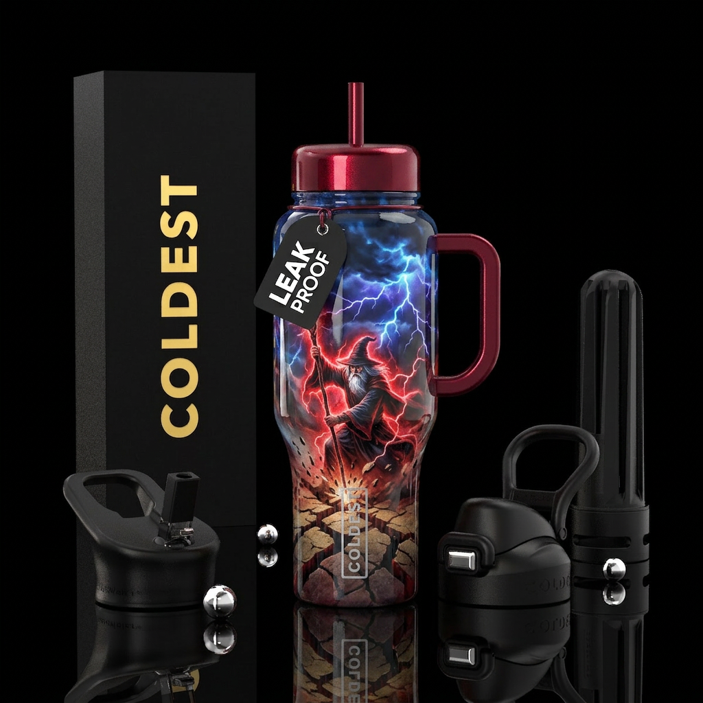 Fantasy water bottle design