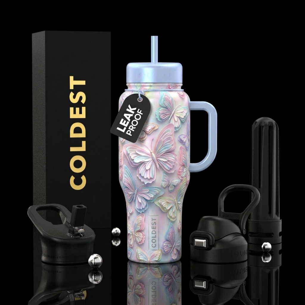 Nature water bottle design