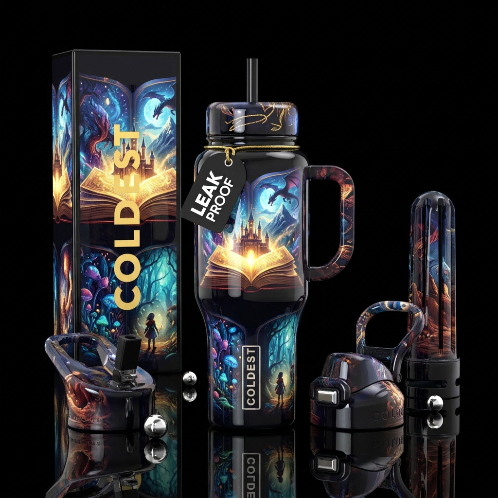 Story water bottle design
