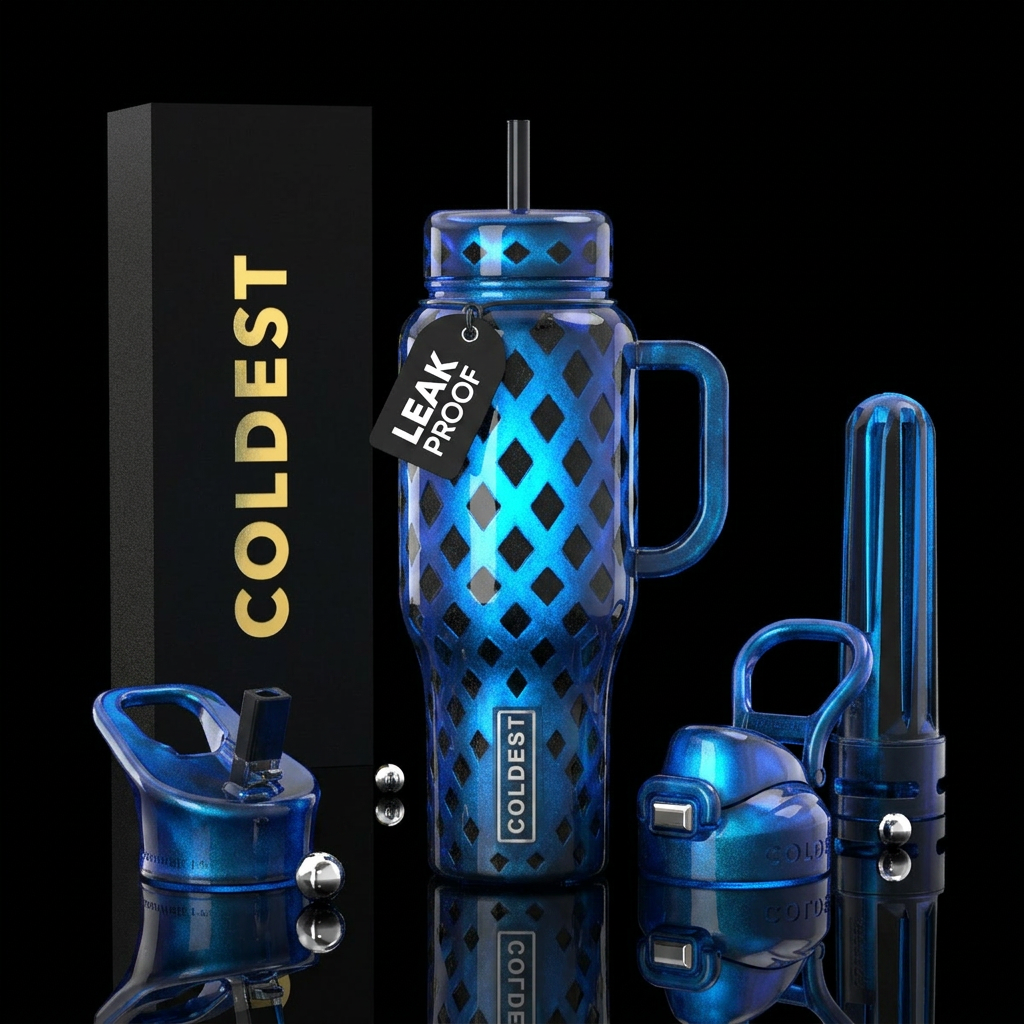 Art water bottle design