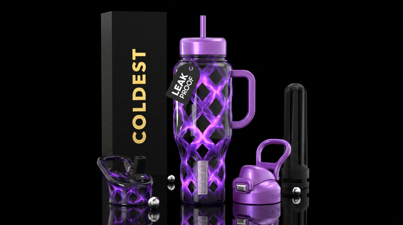 Art water bottle design