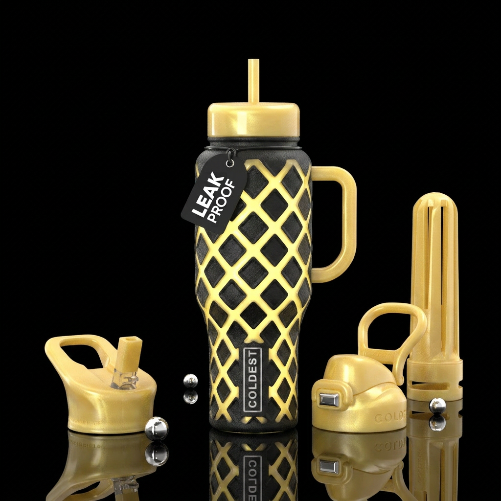 Art water bottle design