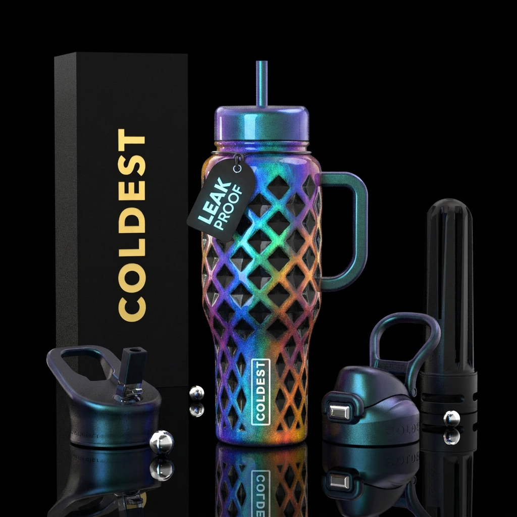 Art water bottle design