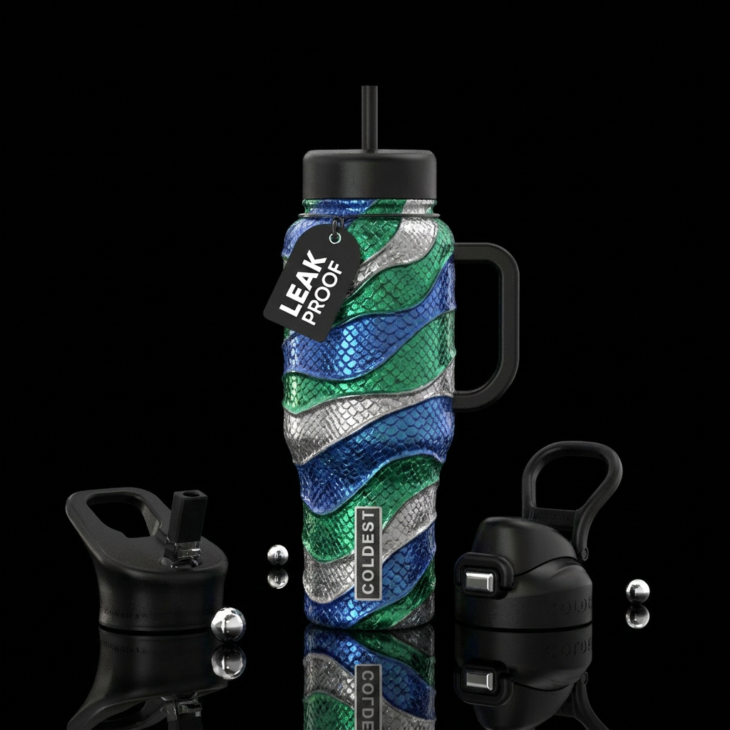Art water bottle design
