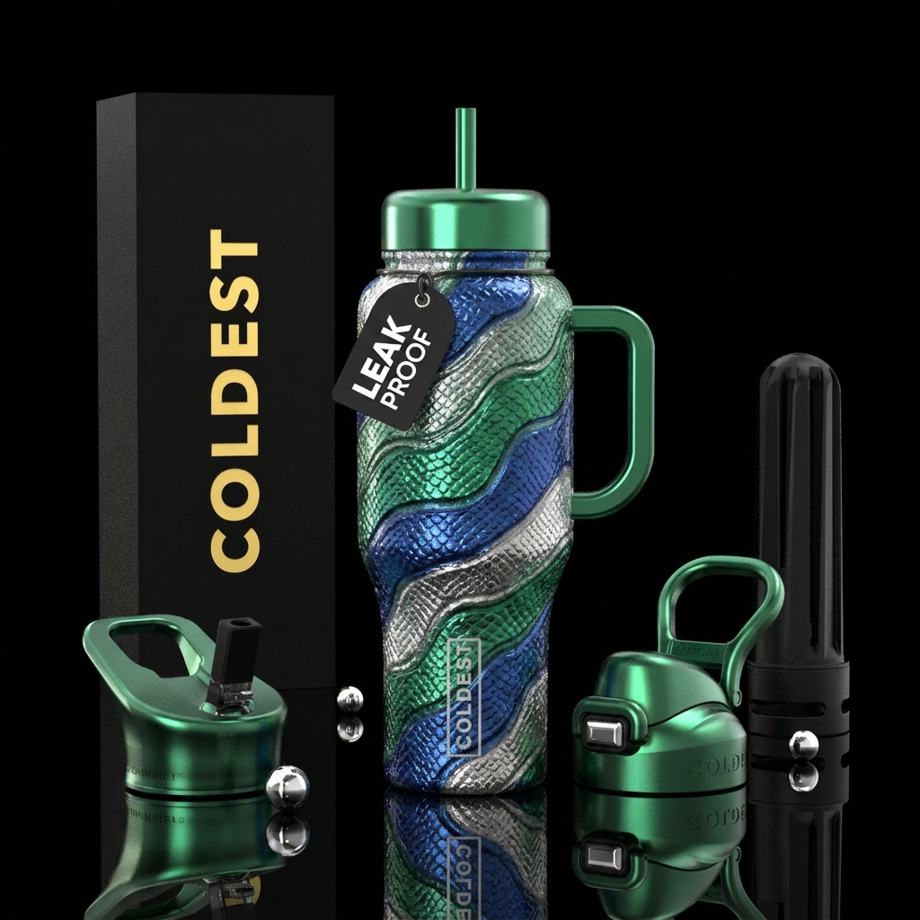 Art water bottle design