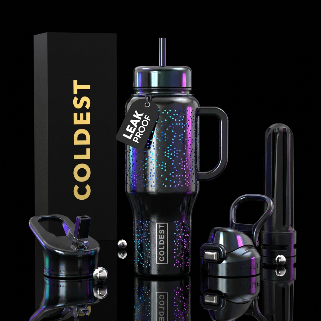 Art water bottle design