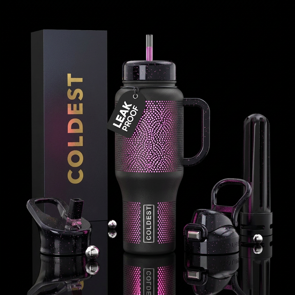 Art water bottle design