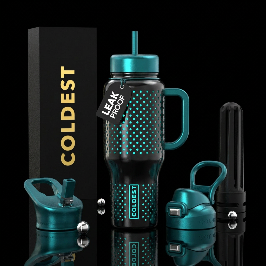 Art water bottle design