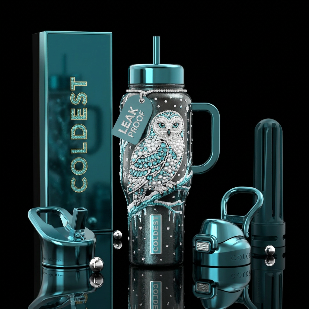 Art water bottle design