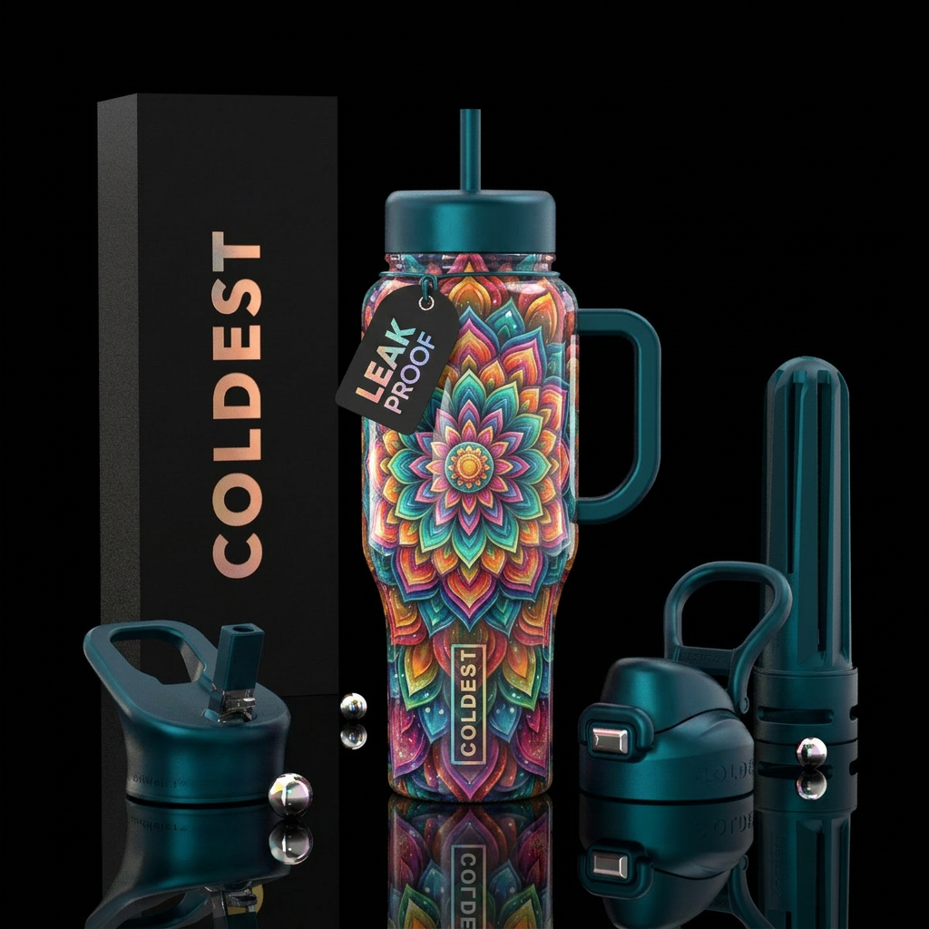 Art water bottle design