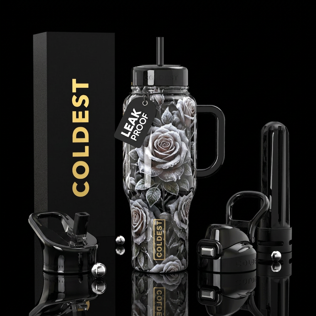 Art water bottle design