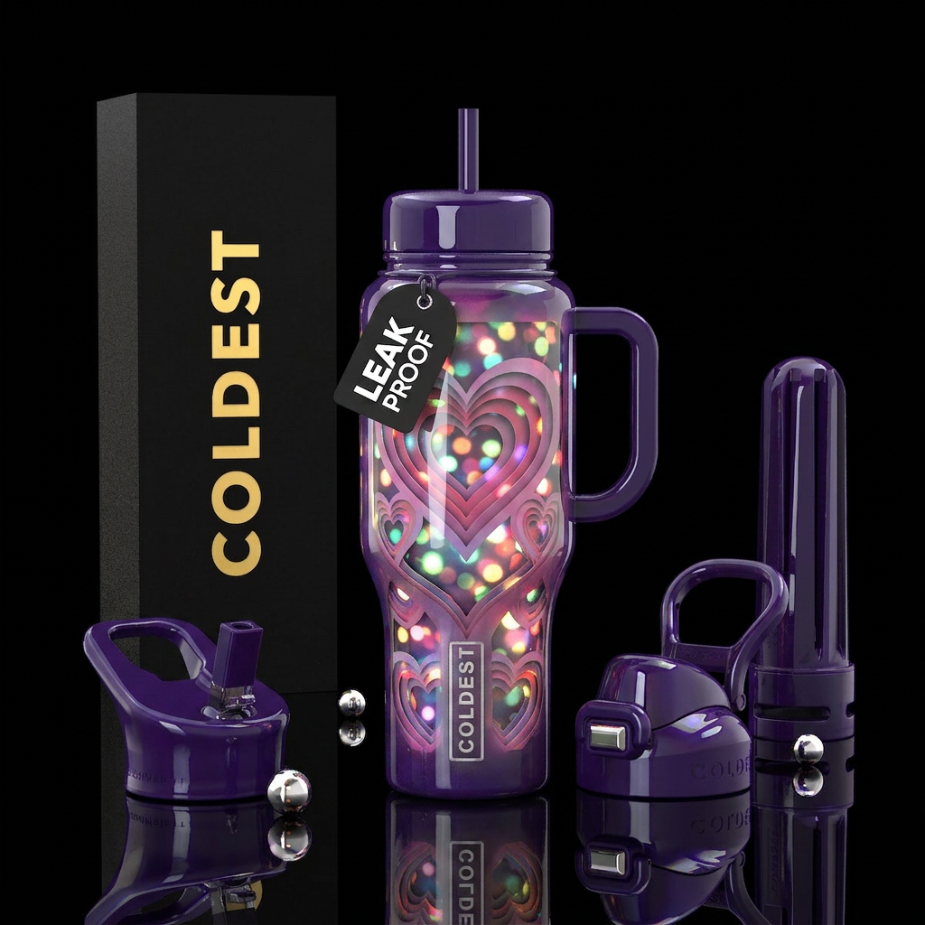 Art water bottle design