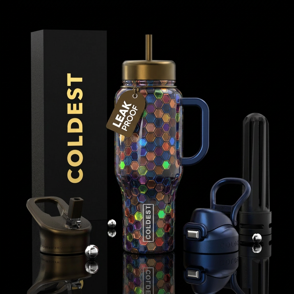 Art water bottle design