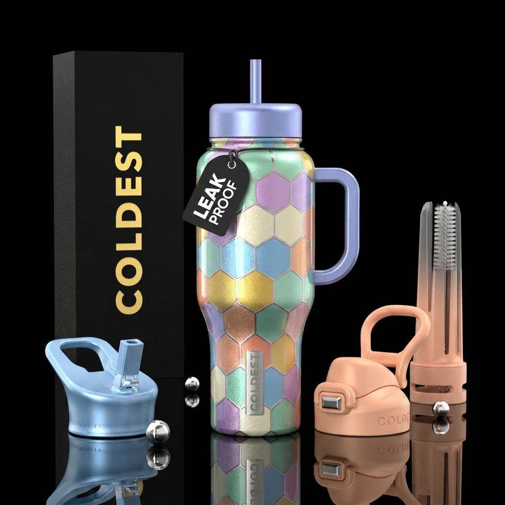 Art water bottle design