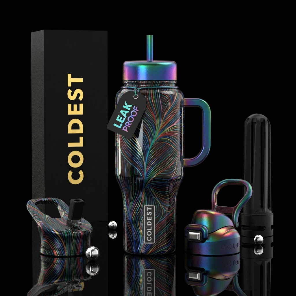 Art water bottle design