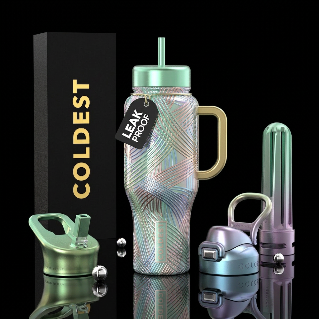 Art water bottle design