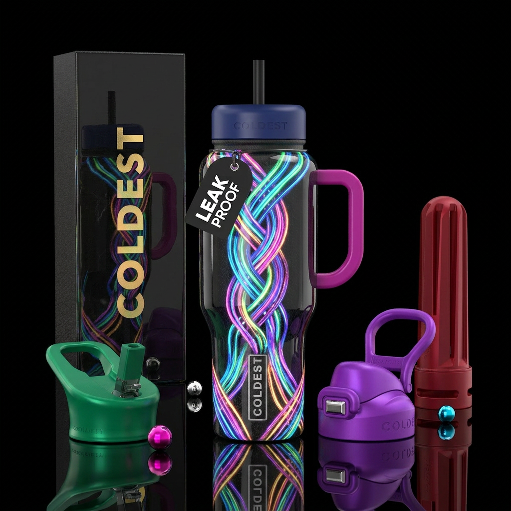 Art water bottle design