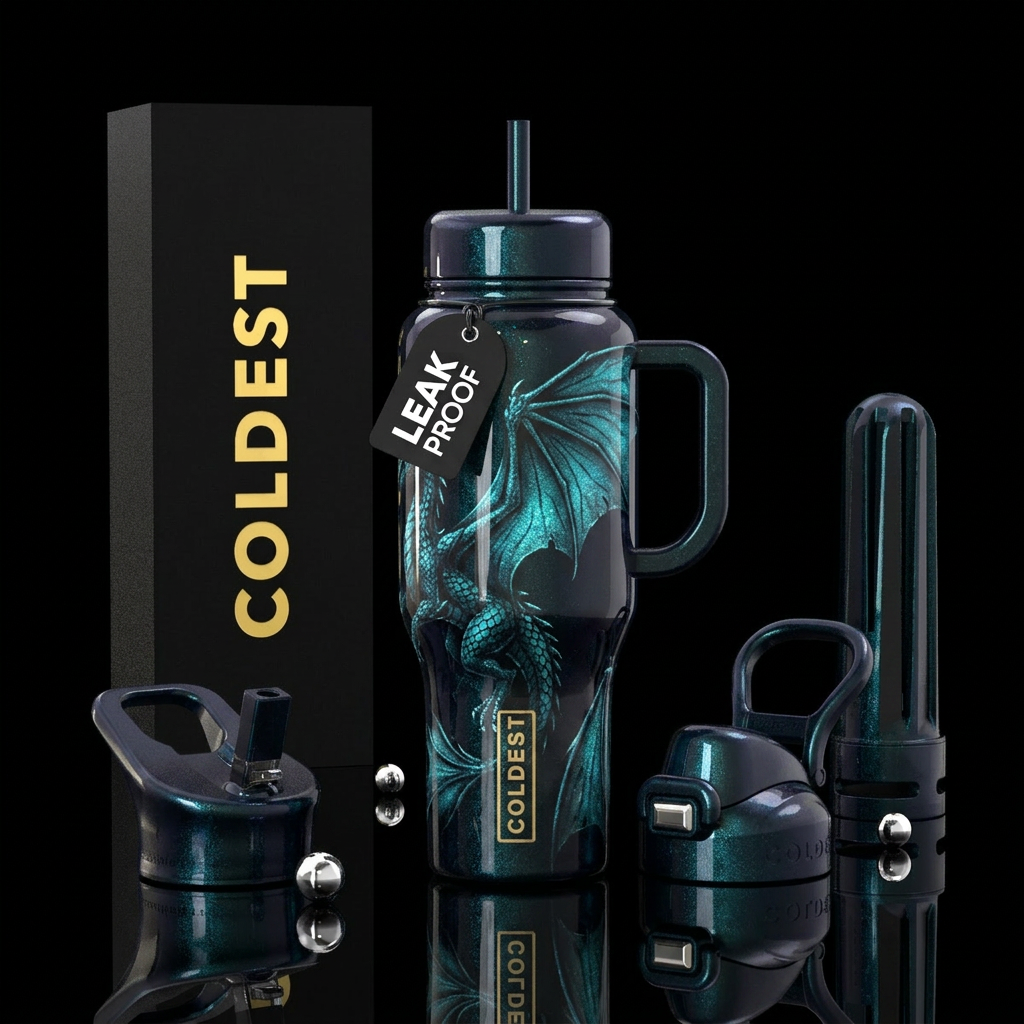 Fantasy water bottle design
